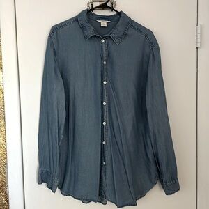 H&M L.O.G.G.  Chambray long sleeve shirt size 12